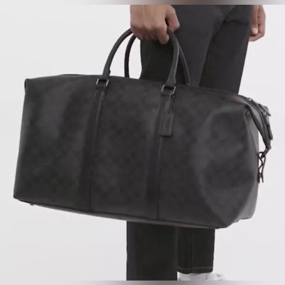 COACH DUFFLE VOYAGER BAG SHADOW SIGNATURE CANVAS - Picture 4 of 4